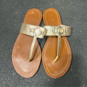 3008 Kate Spade Gold Cece Sandals Size 9